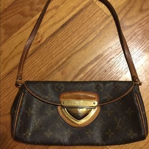 Authentic Louis Vuitton Pouchette Beverly Clutch